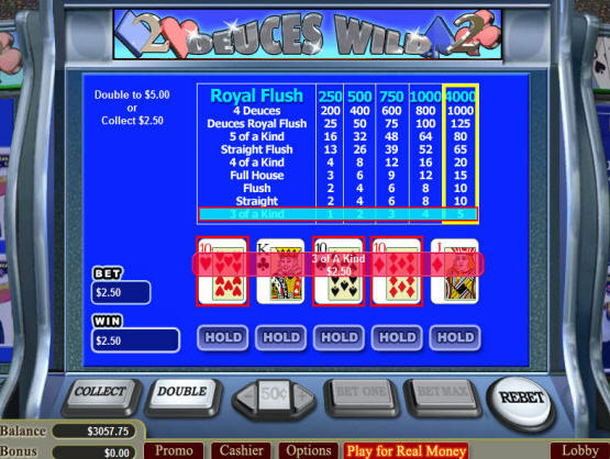 Caribbean Gold Casino Video Poker Machine