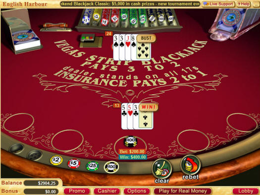 vegas online casino blackjack